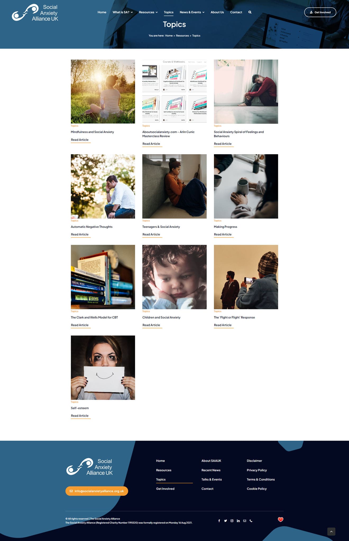 Social Anxiety Alliance UK – Topics Social Anxiety Alliance UK - Topics