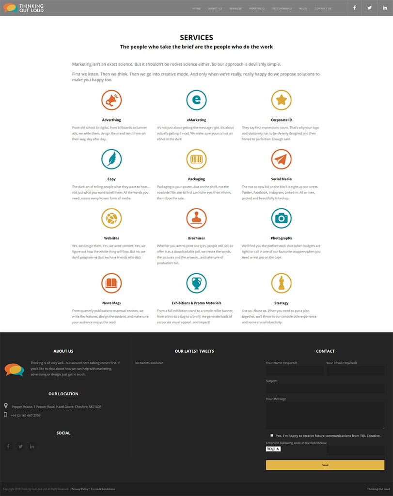 Profile – Thinking Out Loud Creative services Profile - Thinking Out Loud Creative services